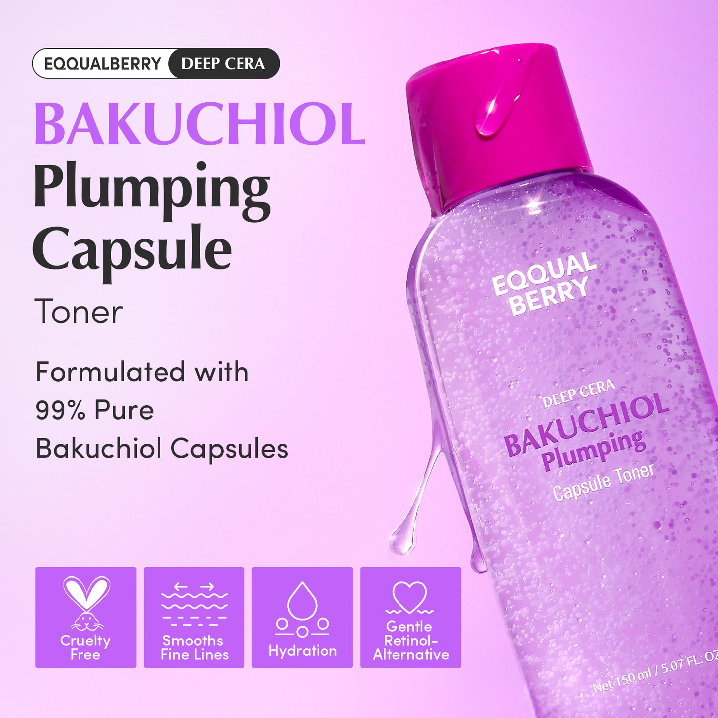 Bakuchiol Plumping Capsule Trio (Toner + Serum + Cream)