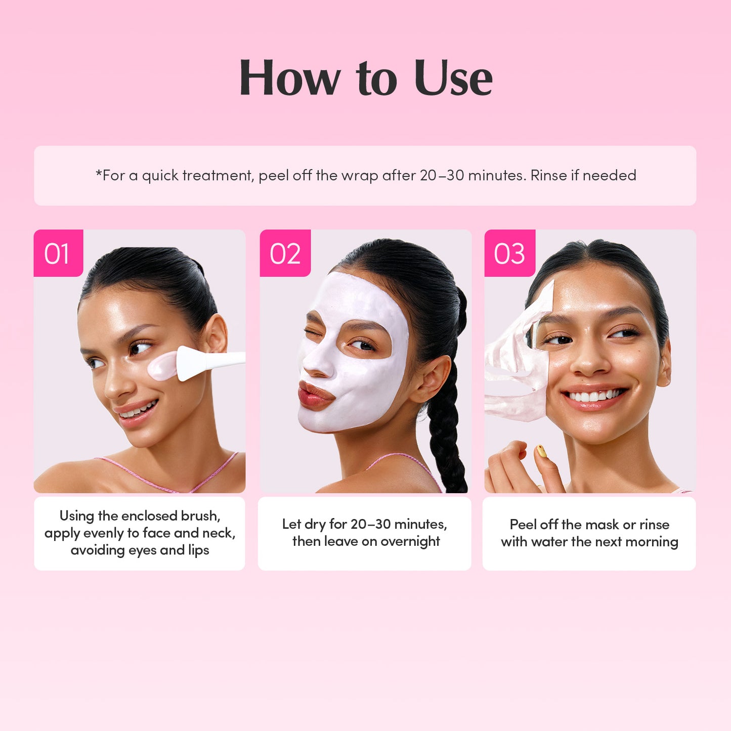 NAD+ Peptide Boosting Night Wrapping Mask