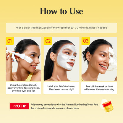 Vitamin illuminating Night Wrapping Mask