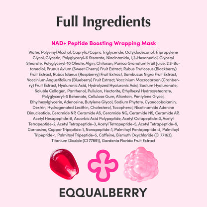 NAD+ Peptide Boosting Night Wrapping Mask