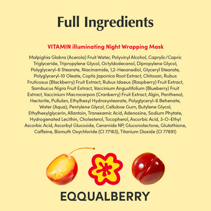 Vitamin illuminating Night Wrapping Mask
