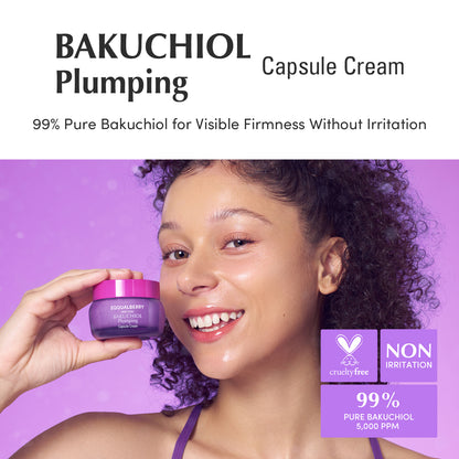 Bakuchiol Plumping Capsule Duo (Serum + Cream)