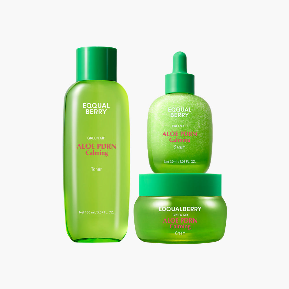 Aloe PDRN Calming Trio (Toner + Serum + Cream)