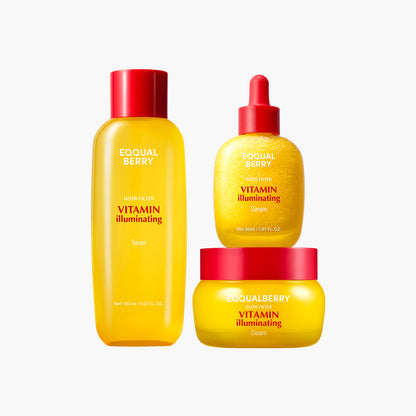 Vitamin illuminating Trio (Toner + Serum + Cream)